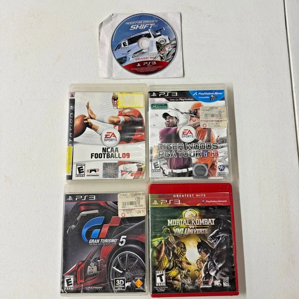 Playstation 3 PS3 Video Game Mixed Lot Of 5 Games Tested Works